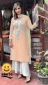 RAMIYA ORANGE GEORGETTE DESIGNER SALWAR SUIT