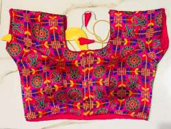 RAMIYA PINK KHADI SILK BLOUSE