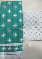 RINNA GREEN COTTON DRESS MATERIAL