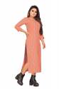 Riva Orange Cotton Kurti thumb 1