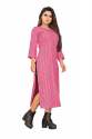 Riva Pink Cotton Kurti thumb 1