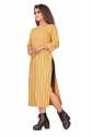 Riva Yellow Cotton Kurti thumb 2