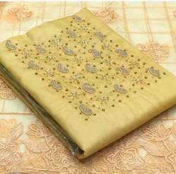 RUHI YELLOW COTTON DRESS MATERIAL