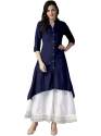 RUTBA BLUE RAYON KURTI  thumb 1