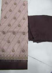 SACHI BROWN COTTON DRESS MATERIAL