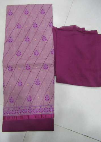 SACHI PURPLE COTTON DRESS MATERIAL