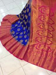 Sadhna_6 Nylon Silk Rich Pallu Saree Collection 