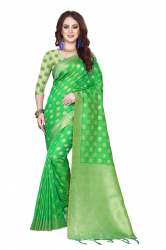  sanagreen1-kanjivaram silk saree