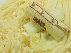  SANAYA YELLOW COTTON DRESS MATERIAL