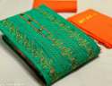 SARIKA C-GREEN COTTON DRESS MATERIAL thumb 1
