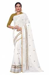 SBT-471 MAHENDI LINEN SAREE