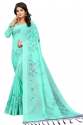 sbt-543-green-linen-saree