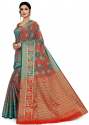 SHANGRILA Orange COTTON SAREES