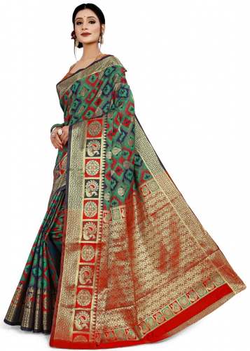 SHANGRILA RED COTTON SAREES