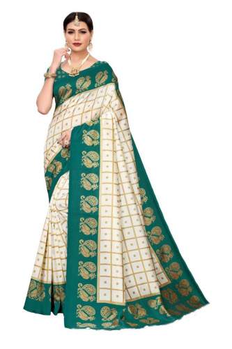 Shreya PF-151 Green Silk Saree