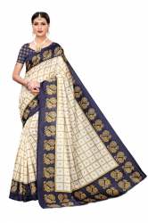 Shreya PF-151 Navy Blue Silk Saree
