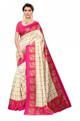 Shreya PF-151 Pink Silk Saree