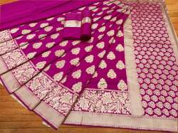 SHREYA SBT-536 PINK BANARASI SAREE