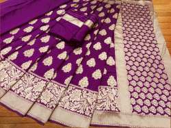 SHREYA SBT-536 PURPLE BANARASI SAREE