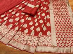 SHREYA SBT-536 RED BANARASI SAREE