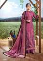 Tarang Purple_1 Crape Silk Dress Material thumb 1