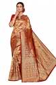TEEN PATTI MAROON COTTON SAREE