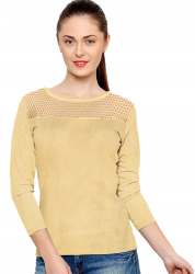 Tipsy_1 Knitting  T-Shirt Cream