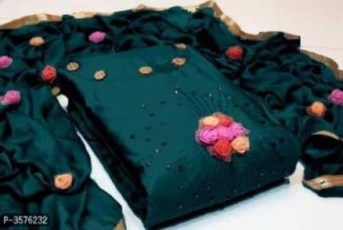 TRUPTI C-GREEN COTTON DRESS MATERIAL