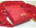 TRUPTI PINK COTTON DRESS MATERIAL