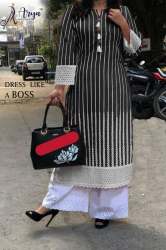 Tweet Palazzo Black Cambric 