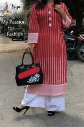 Tweet Palazzo Red Cambric 