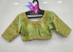 Varmala Pista Bambu Silk Mena	Blouse