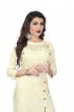 VIBHA BEIGE RAYON KURTI 
