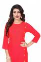 VIBHA PINK RAYON KURTI 