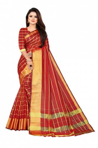 VRAJTEX CHARVI FABULOUS VOL 2 MAROON COTTON SAREE