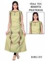 VrajTex Pratham-137 Long Rayon Cotton Kurti 