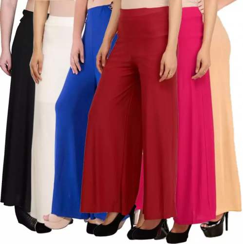 VrajTex Womens  14 KG Heavy Rayon Palazzo 