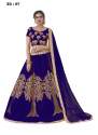 Zenny Keshvi_2 Blue Heavy Lehnga Choli