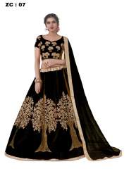 Zenny Keshvi_3 Black Heavy Lehnga Choli 