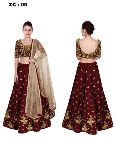 Zenny Krupa_1 Brown Heavy Lehnga Choli 