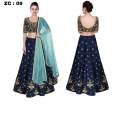 Zenny Krupa_2 Blue Heavy Lehnga Choli 