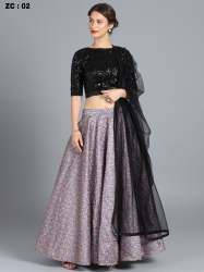 Zenny Libas Heavy Banglori Satin Lehnga Choli