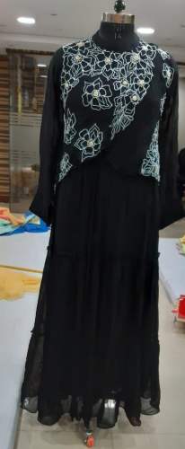Party Wear Black Kurtis