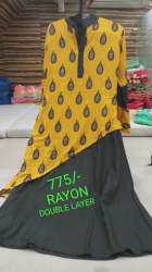 Printed Rayon Kurtis