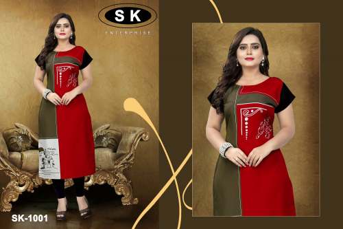 Designer Printed Kurtis