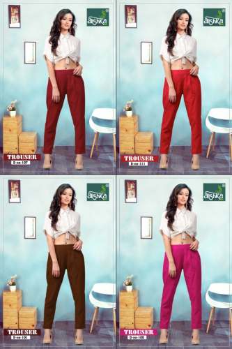 ALISHKA FASHION COTTON LINEN BASE PANTS