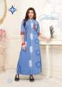 Fabulous Denim Cotton Kurtis thumb 1