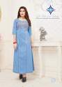 Fabulous Denim Cotton Kurtis thumb 5