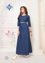 Fabulous Denim Cotton Kurtis thumb 6
