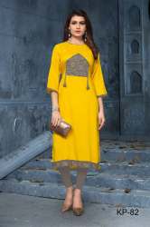 Ladies Rayon Catalog Kurtis